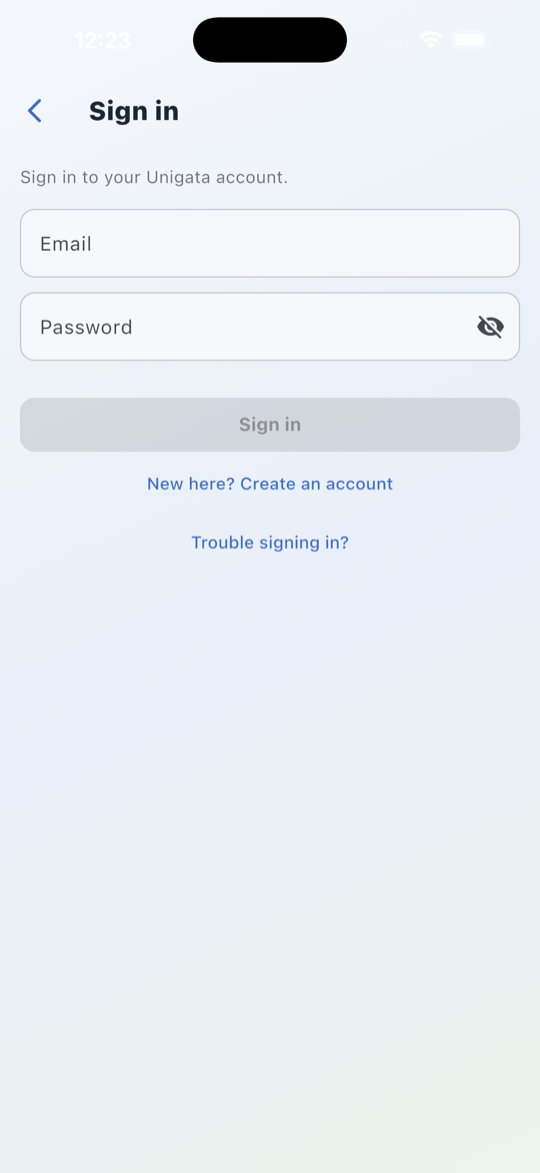 The Set up your plan screen with fields for name, email, optional phone and household address.
